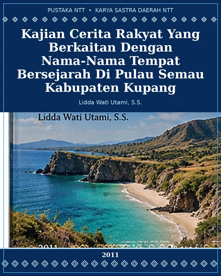 Sampul Kajian Cerita Rakyat yang Berkaitan dengan Nama-Nama Tempat Bersejarah di Pulau Semau Kabupaten Kupang