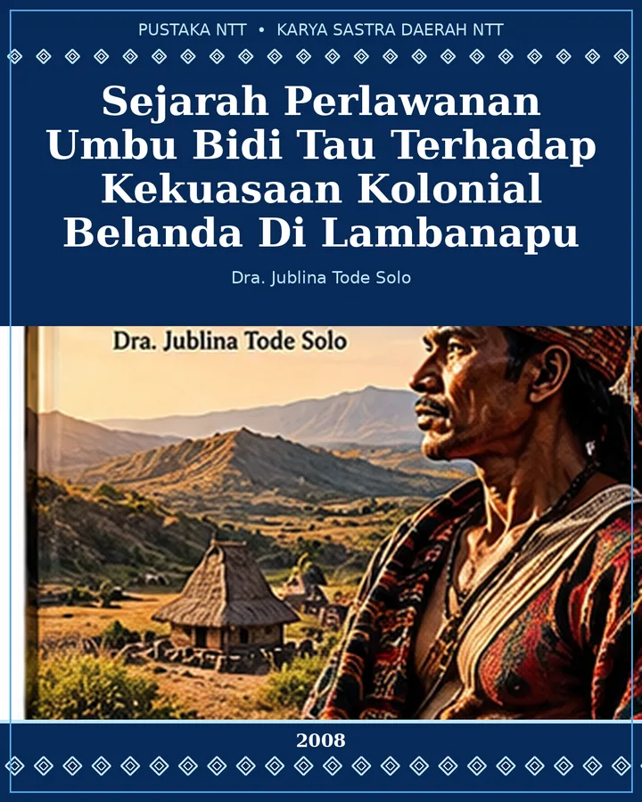 Sampul Sejarah Perlawanan Umbu Bidi Tau terhadap Kekuasaan Kolonial Belanda di Lambanapu